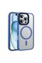 iPhone 16 Pro Max Case Magsafe Supported Camera Raised Matte Anti-Fingerprint Silicone Case - 6