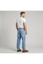 555 Cotton Relaxed Straight Fit Mid Waist Straight Leg Thin Stretch Fabric Jeans Men's Jeans 003Va0000 - 3