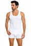 Men's Combed Cotton Classic Undershirt 0101 (Tutku Authorized Seller) – 100% Cotton Fabric White - 6 Pieces - 2