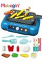 20 Pcs Kids Play Kitchen Kit for Kids, Play Food Set with Induction Stove and Rich Kitchen Accessories, Color-changing Frying Oven, Emulational Induction Cooktop, 4 AA Batteries Required(Not I - 2