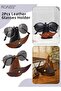 2Pcs Beard Glasses Frame PU Leather Glasses Frame Glasses Display Holder Creative Desktop Decoration Sunglasses Protection Eyewear Storage Rack for Office Desk Home Decoration Gifts