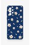 Samsung-A73 Compatible Daisy Pearl Pattern Silicone Case - 2