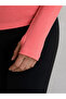 Women's Candy Pink Finger Detailed Bodysuit - 2
