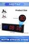Gym Timer Interval Timer Workout Timer Clock Stopwatch Timer with Remote for Classroom and Outdoor - 7