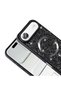 iPhone 17 Air Case with Glitter Diamonds and Magsafe Camera Raised Silicone Frame - 3
