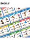 65 Cards Kid's Phonics Flash Cards Learn to Read Phonics Games CVC Digraphs Blends Long Vowel Sounds Educational Toys for Kids Ages 4 8 for Classroom and Homeschool Use - 5