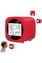 AI Sticker Box Printer, Voice Stickerbox Maker Mini Thermal Label With Display, Smart Inkless Portable For Home, Office Study Diy Projects With Rolls Paper(Red)