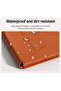 Slim Carrying Computer Protective Cover Leather Laptop Sleeve Bag for 15 to 16 Inch Laptops – Premium PU Leather Waterproof Zipper Case - 3