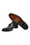 Gray Color Laceless Genuine Leather Men's Shoes - 3