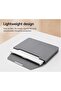 Slim Carrying Computer Protective Cover Leather Laptop Sleeve Bag for 15 to 16 Inch Laptops – Premium PU Leather Waterproof Zipper Case - 4