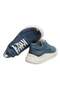 Blue Color Lace-Up Genuine Leather Men's Shoes - 2