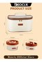 Bento Box Adult Lunch Box Set 4 Pack Portable Insulated Lunch Containers with Thermal Bag and Free Cutlery Stackable Stainless Steel Leakproof Food Containers Adults & Teens & Kids - 7