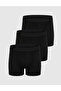 Black Modal Blend 3-Piece Underwear Boxer Set 50332518-001