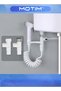 Portable Travel Shattaf Travel Shattaf Portable Bidet Sprayer Toilet Sprayer Shatafa Set with Hose and Adaptors for Faucets Easy to Install up to 1.5M Extendable Pipe - 4