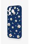 iPhone 17 Pro Compatible Daisy Pearl Pattern Silicone Case - 4