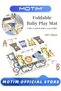 Foldable Extra Large Waterproof Baby Play Mat Non-Toxic Anti-Slip Reversible Foam Playmat for Babies Infants and Toddlers(200x180x1.5 CM)