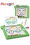 Magnetic Drawing Board, Magnet Doodle Board with Dot Beads and 10 Reference Cards, Scratch Resistance Magnetic Dot Board, Montessori Toy, Creative Travel Toy, Ideal Gift for Kids Aged 3+