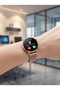 24 Mini Smartwatch – AMOLED Display, Bluetooth Calling, 7-Day Battery, Waterproof, Includes 3 Interchangeable Straps (Rose Gold) - 3