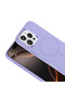 iPhone 16 Pro Max Case Slim Magsafe Ring Camera Raised Silicone Cover - 5