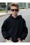 Children's Daddy's Boy Printed Hoodie Hooded Sweatshirt Combed Cotton Fabric 3 Yarns Ribbed Unisex Winter Sweatshirt - 2