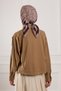 Floral Detailed Embroidered Shirt Caramel - 2