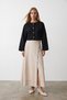 Women's Black Gold Buttoned Knitwear Cardigan Alc-X12714 - 3