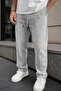 Men's Baggy Fit Fleece Lined Comfortable Cut Sweatpants with Side Pockets - 4