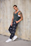 Men's Pleated Elastic Cuffed Patterned Shalwar Trousers - 5