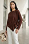 Gülseli Women's Pleated Asymmetrical Cut Blouse - 4