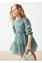 Ruffled Girls' Tulle Dress 4924
