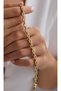 Labyrinth Patterned Stone Women's Bracelet - 2