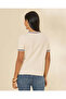 Women White Printed Crew Neck T-Shirt - 3