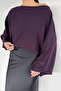 Women's Bat Sleeve Casual Blouse - 2