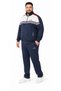 Men's oversized zip-up tracksuit set - 5