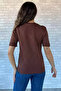 Self-Patterned Stoned Women's Blouse - 4