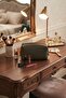 Faux Leather Makeup and Organizer Bag, Multi-Purpose Travel Handbag, Stylish Clutch Makeup Bag - 3