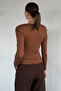 Shoulder Padded Collar Blouse with Stones - 4