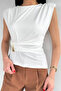 Women's Padded Zero-Sleeve Blouse - 3