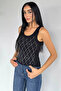 Front-Stoned Camisole Blouse - 2