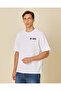 Men White Front And Back Print Active T-Shirt - 2