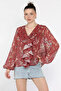 Women's Chiffon Blouse with Undergarment Combination