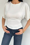 Gülseli Waist-Tied Short Sleeve Blouse - 3