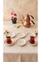Mira Porcelain 6-Piece Tea Plate Set - 4