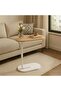 Taimi End Table, Wood and Metal, C-Shaped, Space-Saving, Multifunctional, Easy-Clean, Multifunctional, B