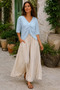 Gülseli Front Gathered Knitwear Blouse