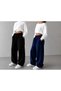 2 Pieces (Black-Navy Blue) Basic Sweatpants That Match Every Combination - 4