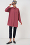 Women's Long Shirt Tunic 1489 - Dried Rose - 2