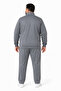 Men's oversized zip-up tracksuit set - 4