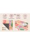 Aura Pink Summer Collage Patterned Modern Woven Base Decorative Carpet Aura4045 - 8