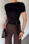Women's Side Tie Blouse - 3